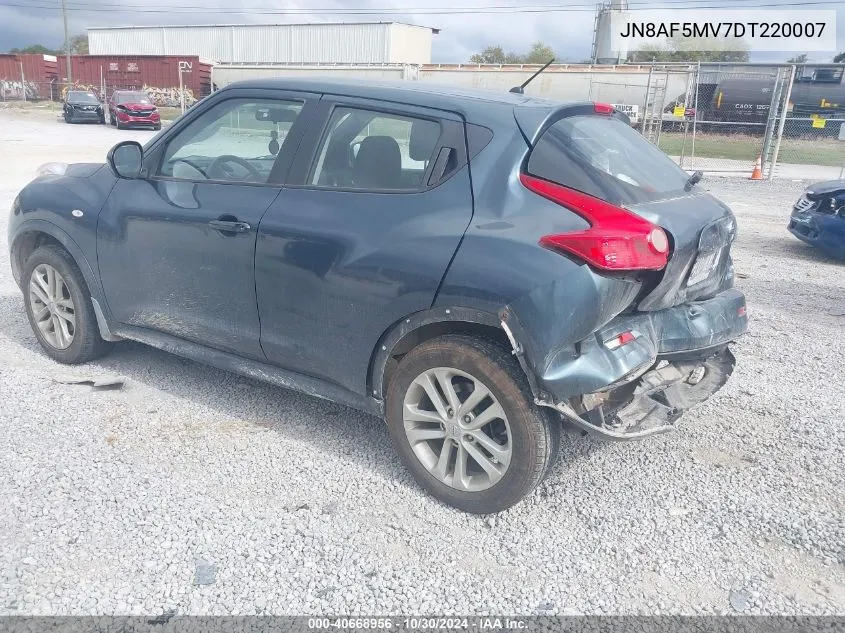 2013 Nissan Juke S VIN: JN8AF5MV7DT220007 Lot: 40668956