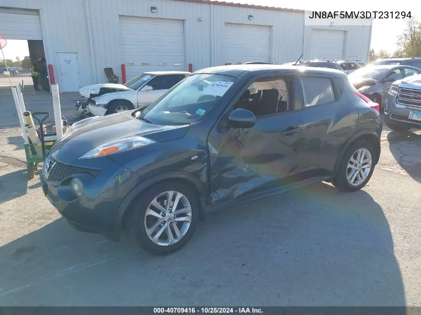 2013 Nissan Juke S VIN: JN8AF5MV3DT231294 Lot: 40709416