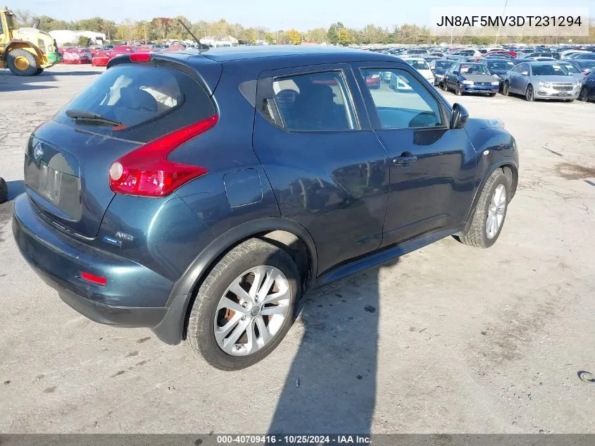 2013 Nissan Juke S VIN: JN8AF5MV3DT231294 Lot: 40709416