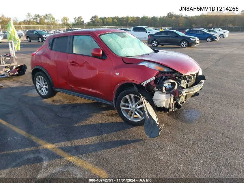 2013 Nissan Juke Sv VIN: JN8AF5MV1DT214266 Lot: 40742751