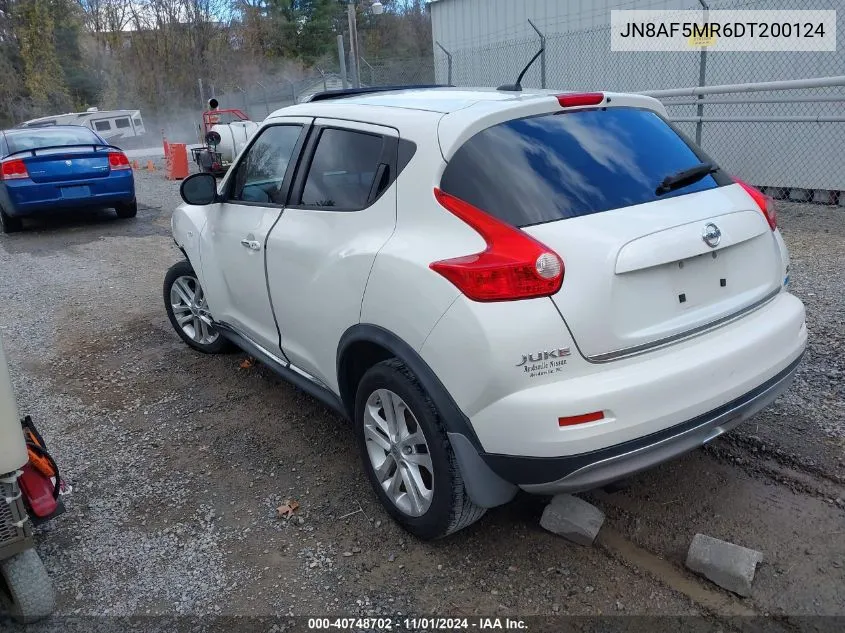 2013 Nissan Juke Sl VIN: JN8AF5MR6DT200124 Lot: 40748702