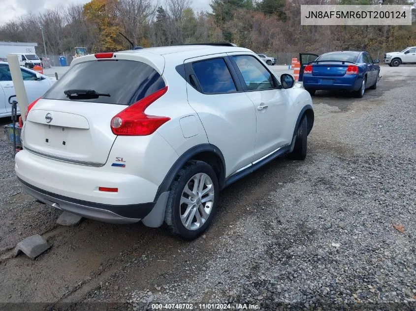 2013 Nissan Juke Sl VIN: JN8AF5MR6DT200124 Lot: 40748702