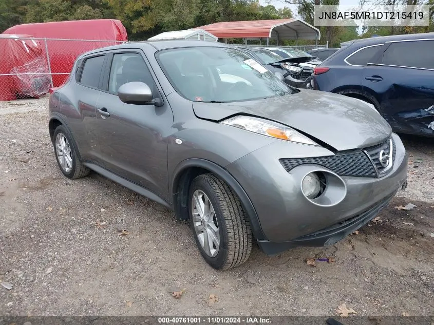 2013 Nissan Juke Sl VIN: JN8AF5MR1DT215419 Lot: 40761001