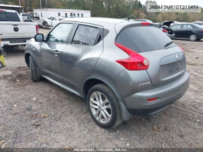 2013 Nissan Juke Sl VIN: JN8AF5MR1DT215419 Lot: 40761001