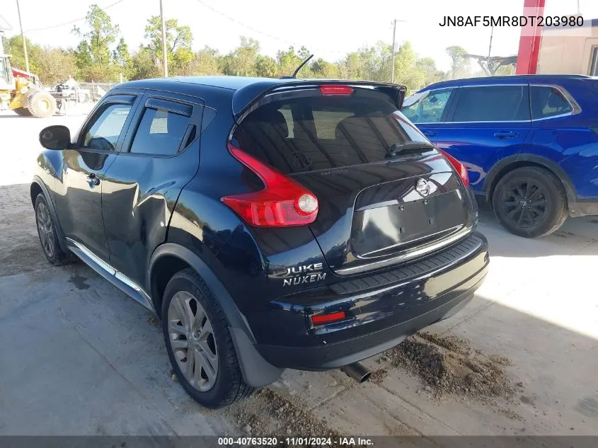 2013 Nissan Juke Sl VIN: JN8AF5MR8DT203980 Lot: 40763520