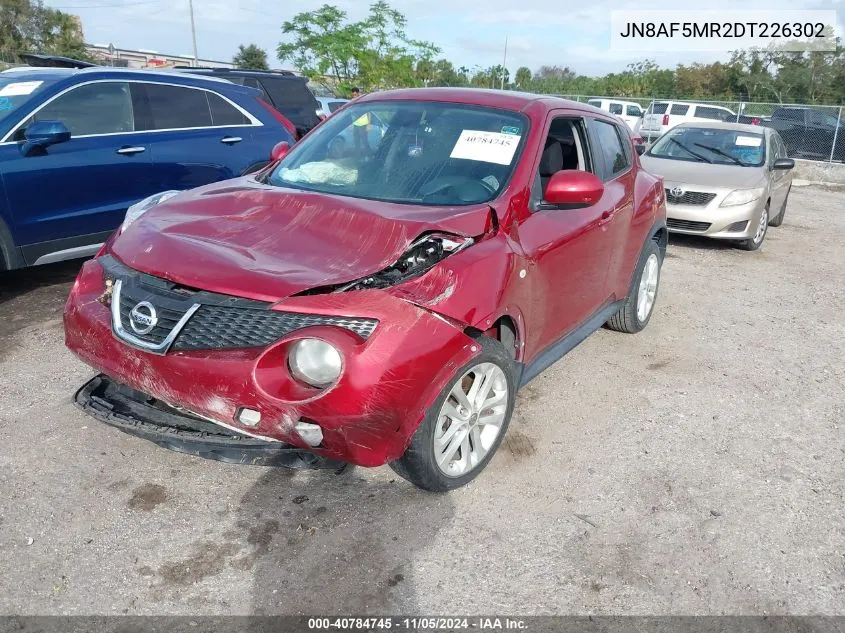 2013 Nissan Juke Sv VIN: JN8AF5MR2DT226302 Lot: 40784745