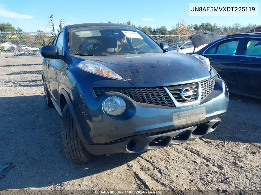 2013 Nissan Juke Sv VIN: JN8AF5MVXDT225119 Lot: 40788596