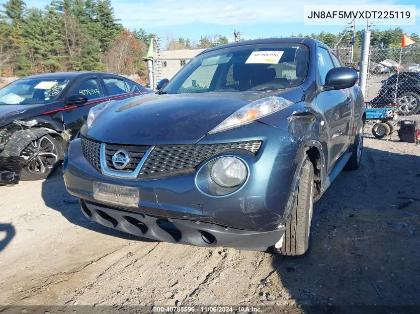 2013 Nissan Juke Sv VIN: JN8AF5MVXDT225119 Lot: 40788596