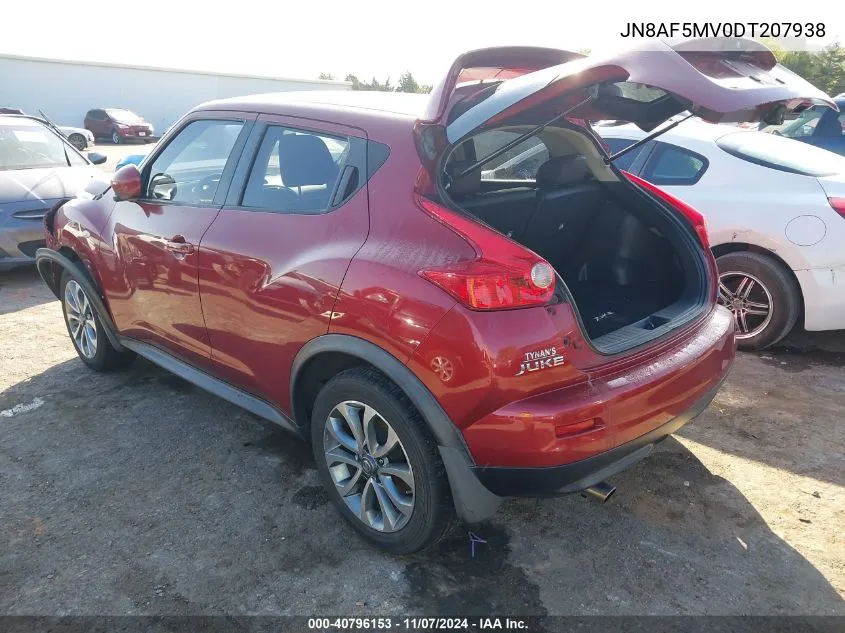 2013 Nissan Juke Sl VIN: JN8AF5MV0DT207938 Lot: 40796153