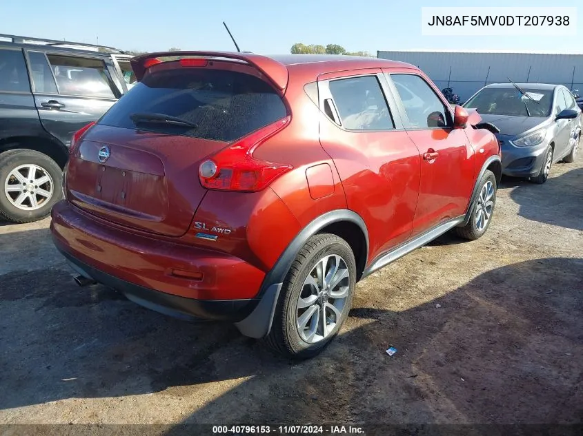 2013 Nissan Juke Sl VIN: JN8AF5MV0DT207938 Lot: 40796153