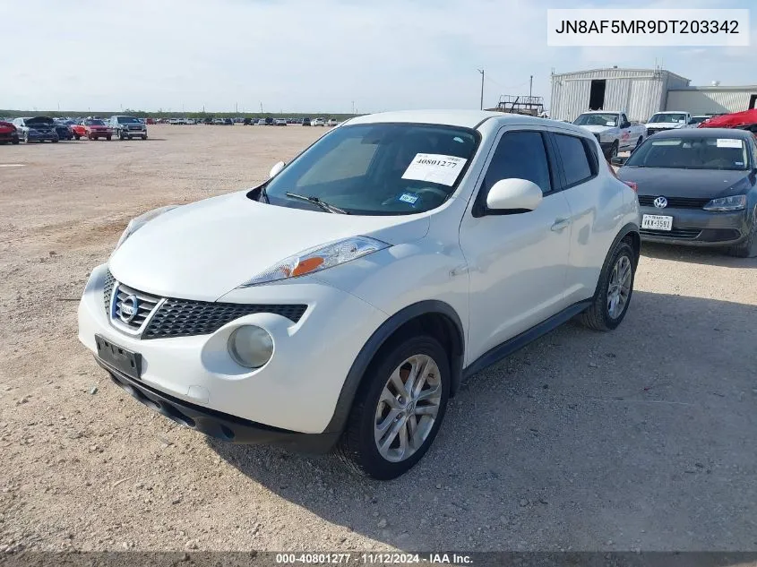 2013 Nissan Juke S VIN: JN8AF5MR9DT203342 Lot: 40801277