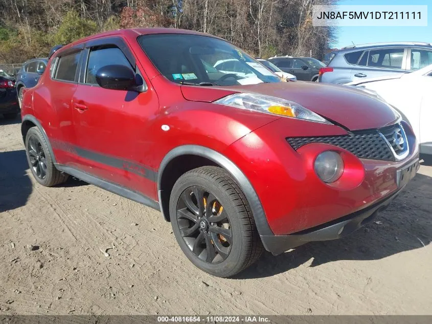 2013 Nissan Juke Sl VIN: JN8AF5MV1DT211111 Lot: 40816654