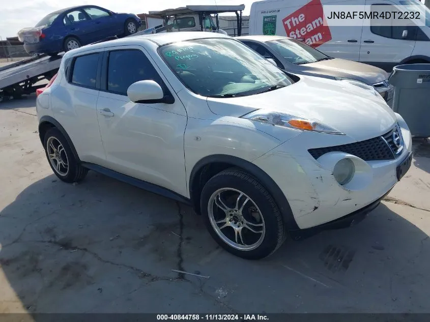 JN8AF5MR4DT2232 2013 Nissan Juke Sl