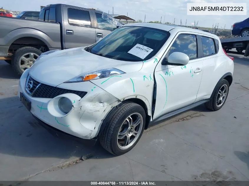 JN8AF5MR4DT2232 2013 Nissan Juke Sl