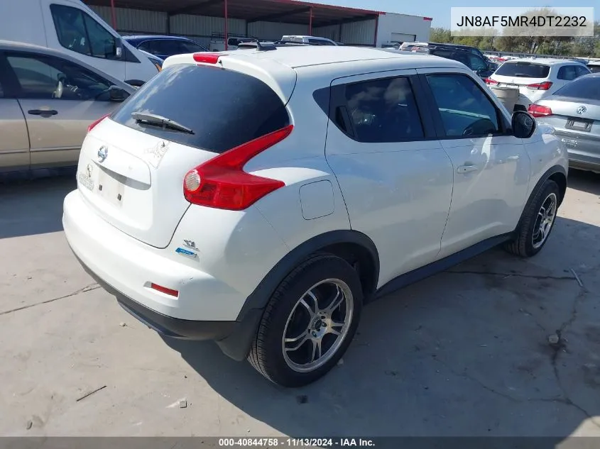 JN8AF5MR4DT2232 2013 Nissan Juke Sl