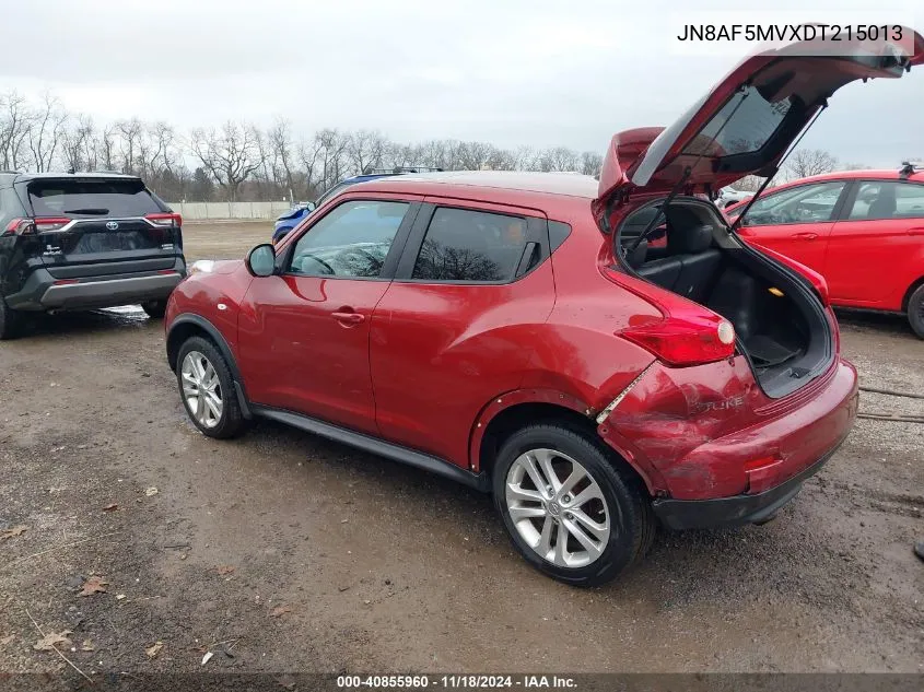 2013 Nissan Juke Sl VIN: JN8AF5MVXDT215013 Lot: 40855960