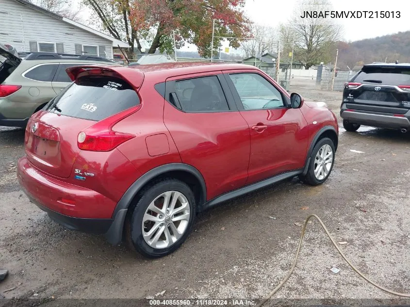 2013 Nissan Juke Sl VIN: JN8AF5MVXDT215013 Lot: 40855960