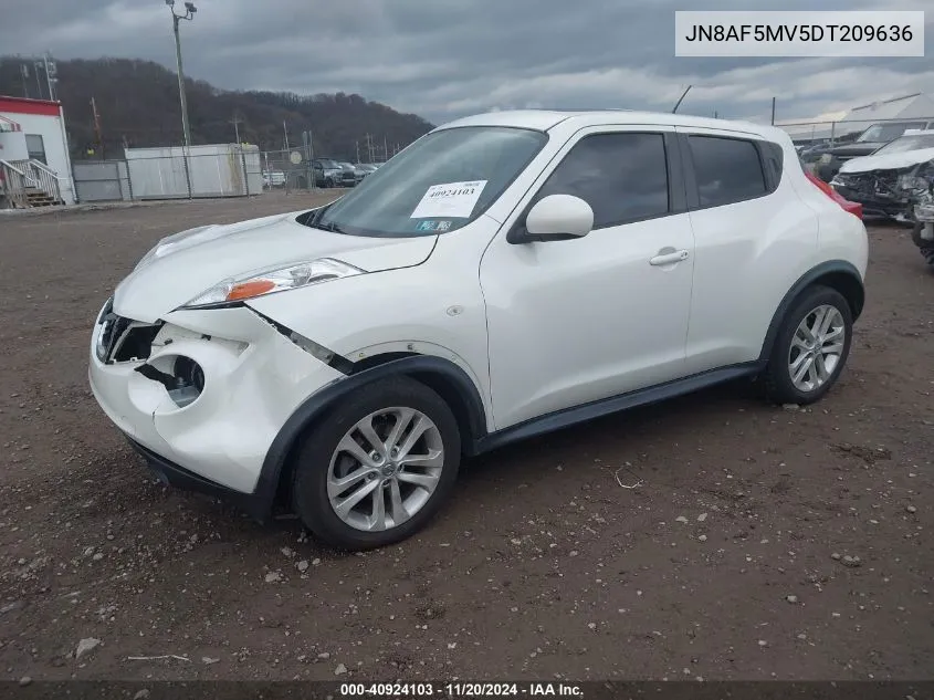 2013 Nissan Juke Sl VIN: JN8AF5MV5DT209636 Lot: 40924103