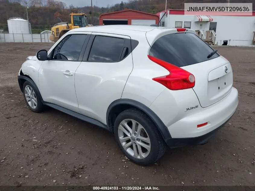 2013 Nissan Juke Sl VIN: JN8AF5MV5DT209636 Lot: 40924103