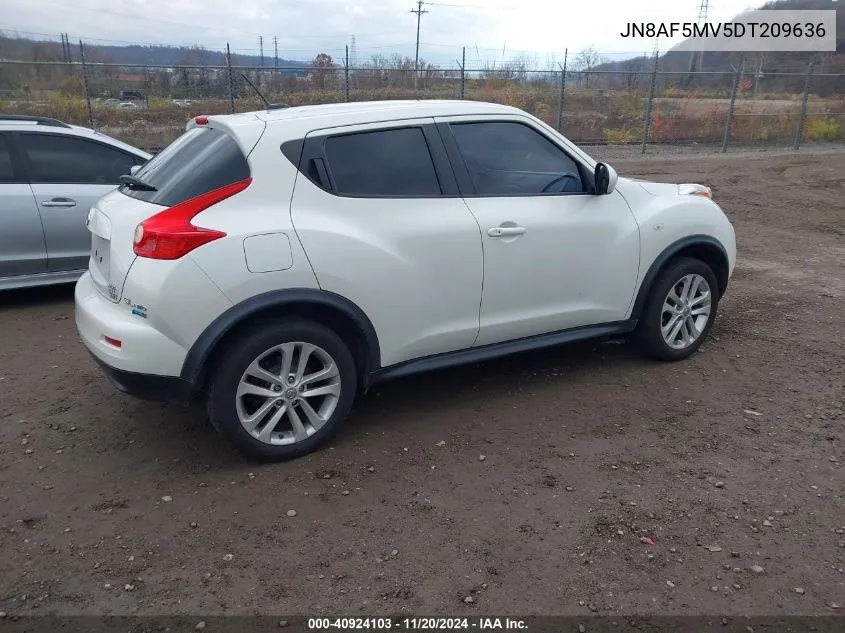 2013 Nissan Juke Sl VIN: JN8AF5MV5DT209636 Lot: 40924103