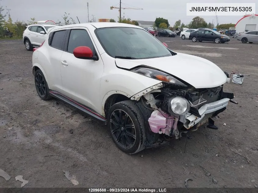 2014 Nissan Juke VIN: JN8AF5MV3ET365305 Lot: 12096588