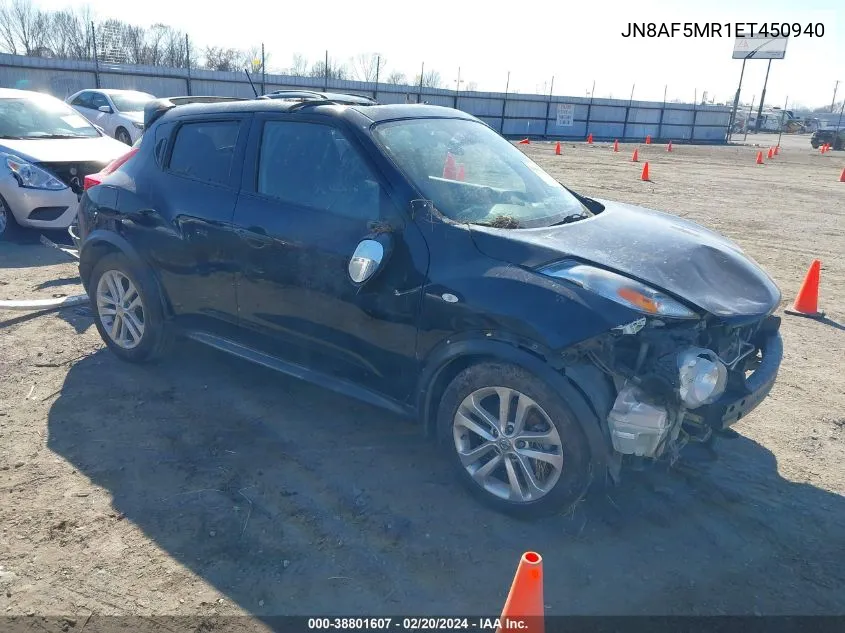 2014 Nissan Juke Sv VIN: JN8AF5MR1ET450940 Lot: 38801607