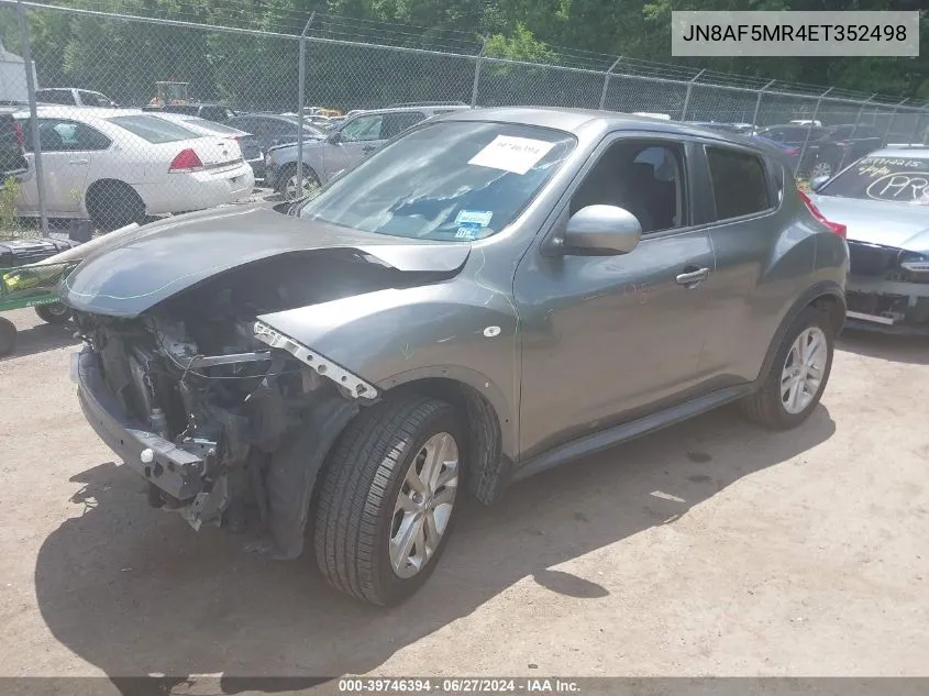 JN8AF5MR4ET352498 2014 Nissan Juke S