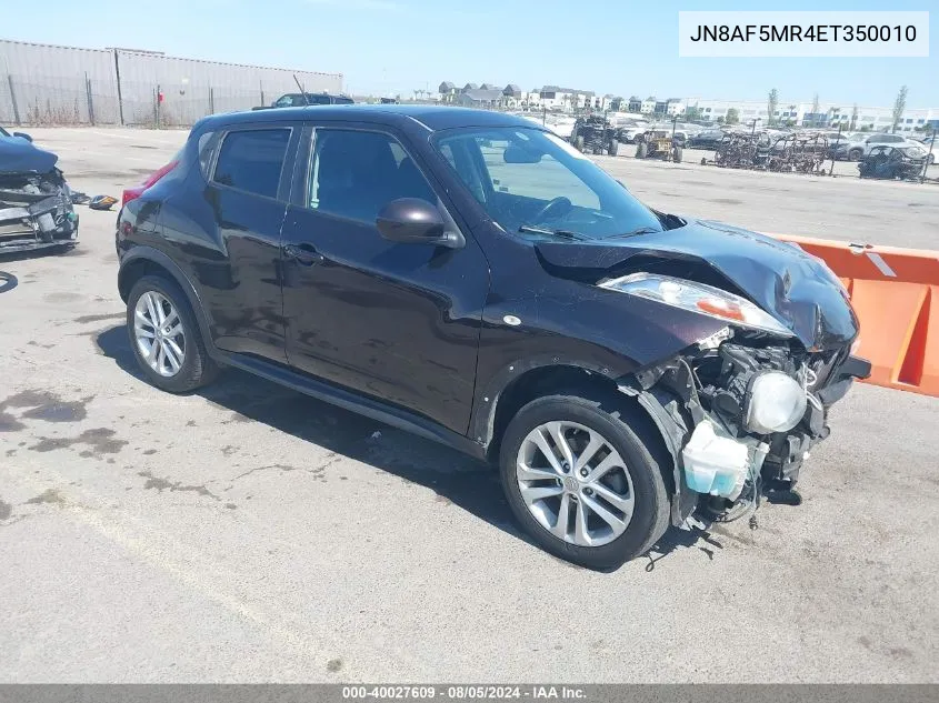 JN8AF5MR4ET350010 2014 Nissan Juke Sl