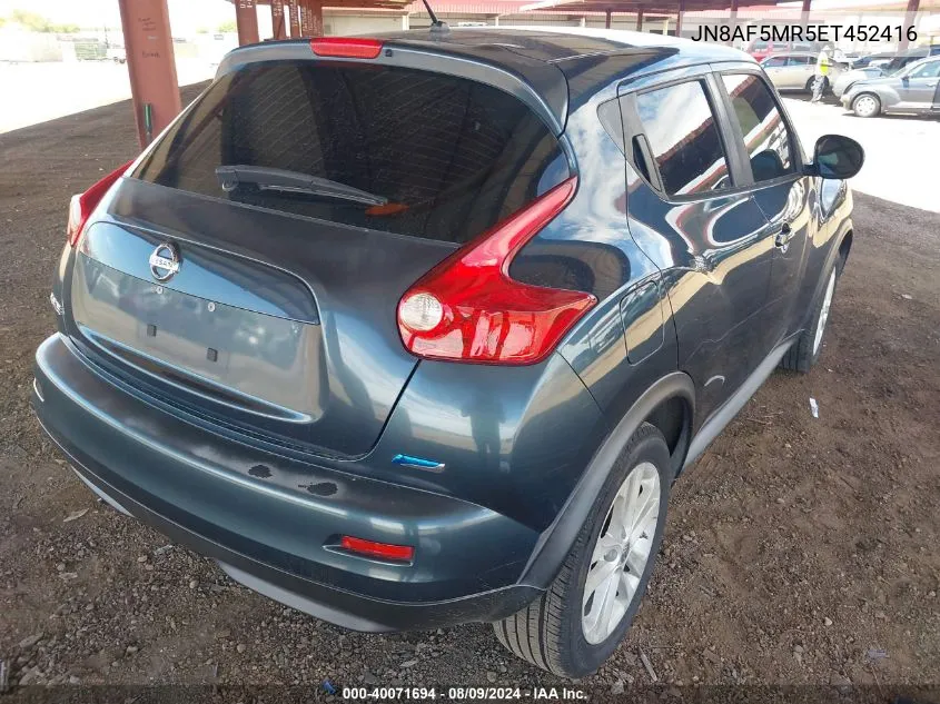 JN8AF5MR5ET452416 2014 Nissan Juke S