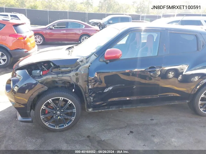 2014 Nissan Juke Nismo Rs VIN: JN8DF5MRXET100591 Lot: 40168552