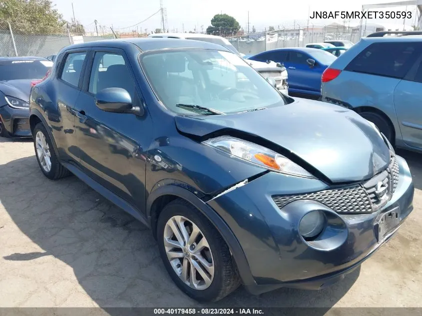 2014 Nissan Juke S VIN: JN8AF5MRXET350593 Lot: 40179458