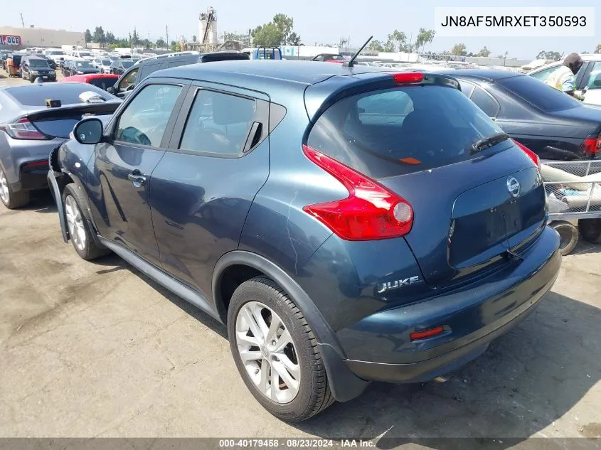 2014 Nissan Juke S VIN: JN8AF5MRXET350593 Lot: 40179458