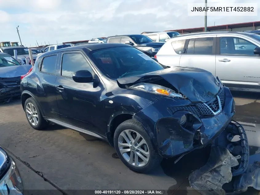 2014 Nissan Juke S VIN: JN8AF5MR1ET452882 Lot: 40191120