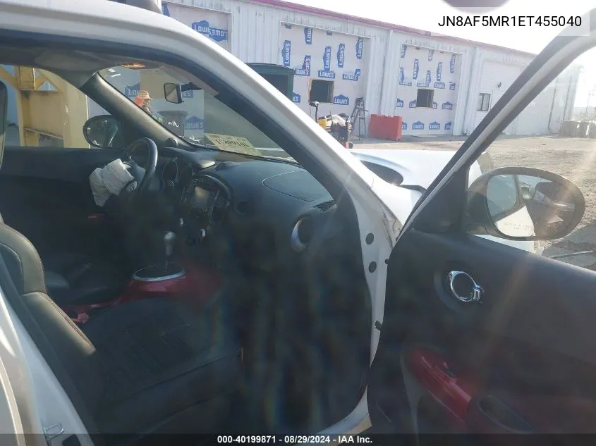 2014 Nissan Juke Sl VIN: JN8AF5MR1ET455040 Lot: 40199871