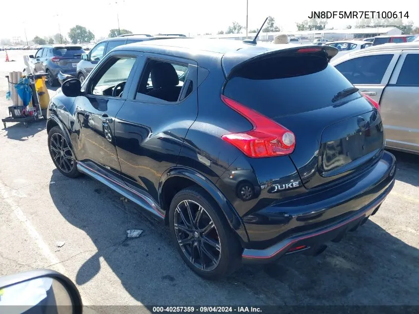 JN8DF5MR7ET100614 2014 Nissan Juke Nismo Rs