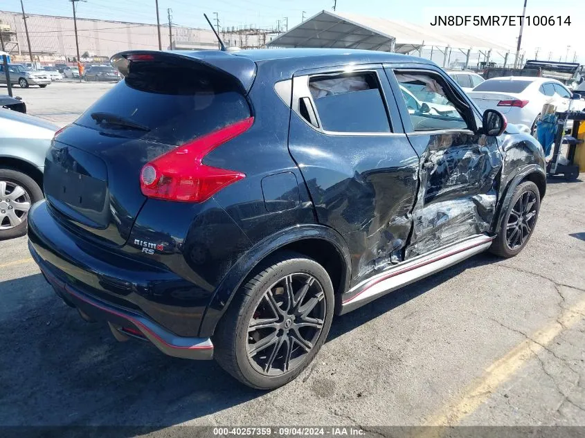 JN8DF5MR7ET100614 2014 Nissan Juke Nismo Rs