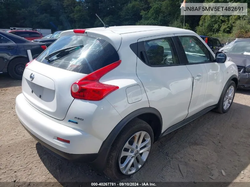 JN8AF5MV5ET482691 2014 Nissan Juke S/Sv/Sl/Nismo