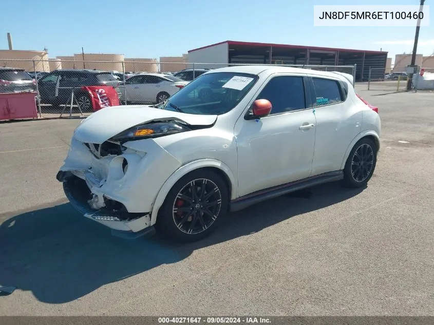 JN8DF5MR6ET100460 2014 Nissan Juke Nismo Rs