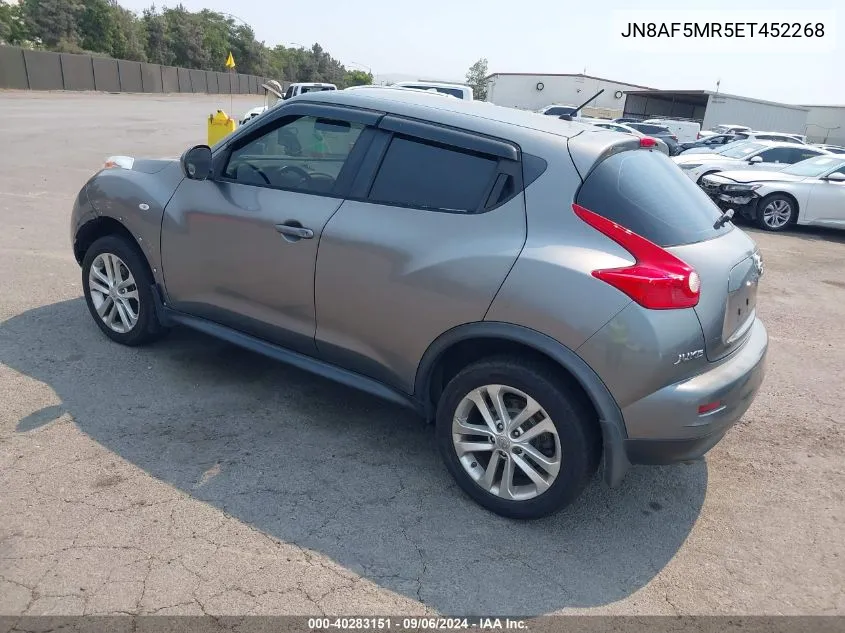 2014 Nissan Juke S VIN: JN8AF5MR5ET452268 Lot: 40283151