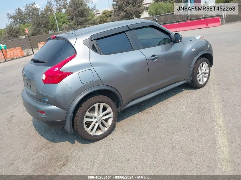 2014 Nissan Juke S VIN: JN8AF5MR5ET452268 Lot: 40283151