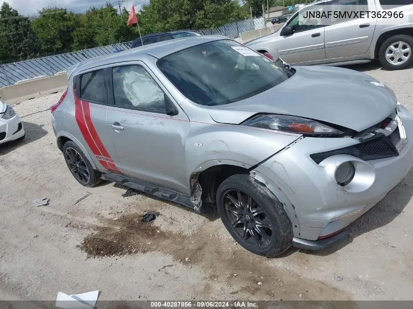 2014 Nissan Juke Nismo VIN: JN8AF5MVXET362966 Lot: 40287856