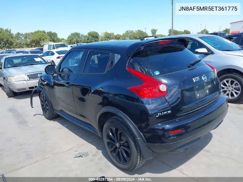 2014 Nissan Juke S VIN: JN8AF5MR5ET361775 Lot: 40297354