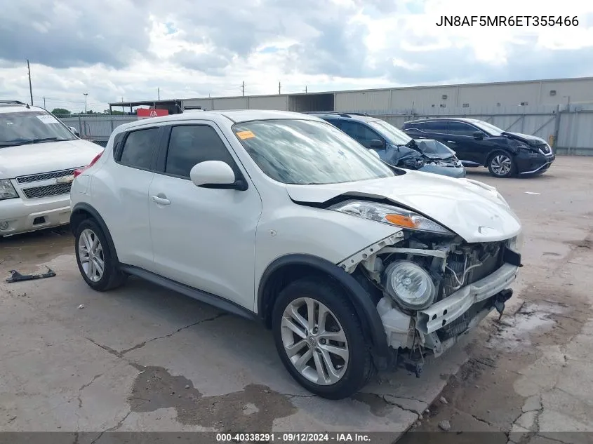 2014 Nissan Juke Sv VIN: JN8AF5MR6ET355466 Lot: 40338291