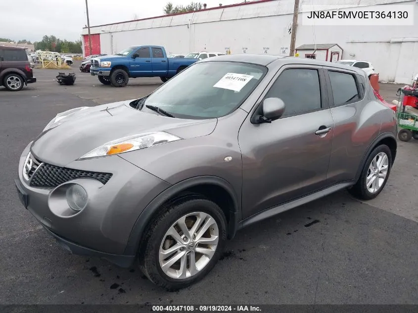 2014 Nissan Juke Nismo/S/Sl/Sv VIN: JN8AF5MV0ET364130 Lot: 40347108