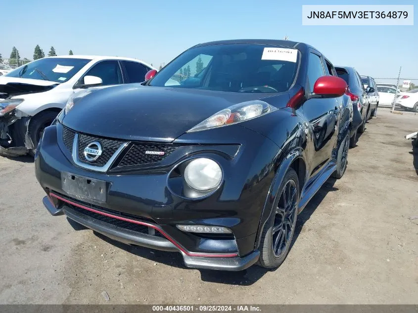 2014 Nissan Juke Nismo VIN: JN8AF5MV3ET364879 Lot: 40436501