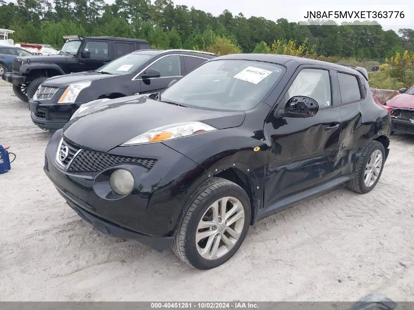 2014 Nissan Juke Sv VIN: JN8AF5MVXET363776 Lot: 40451281