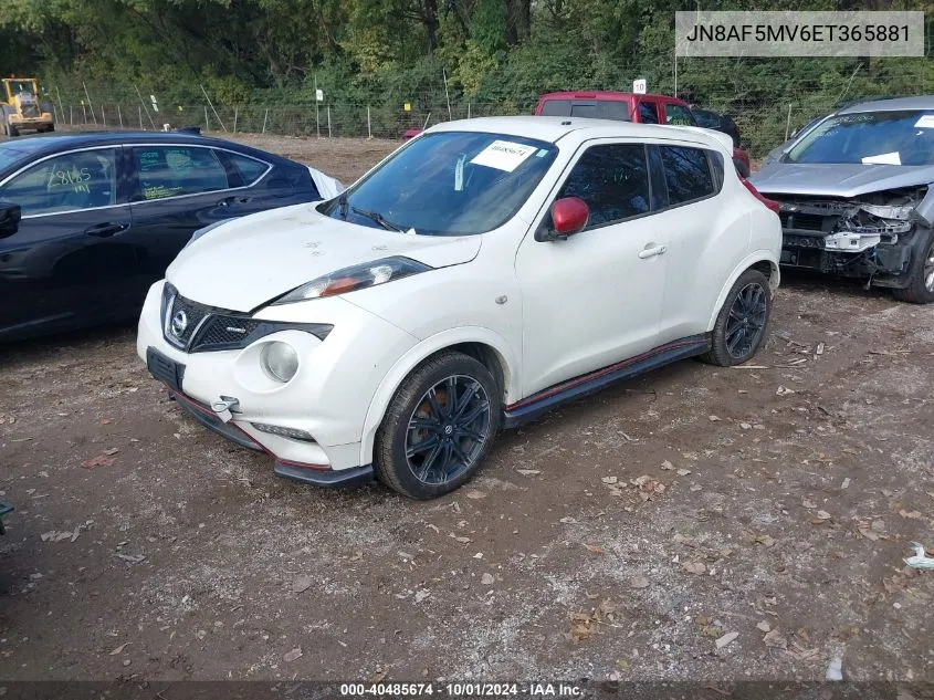 JN8AF5MV6ET365881 2014 Nissan Juke Nismo