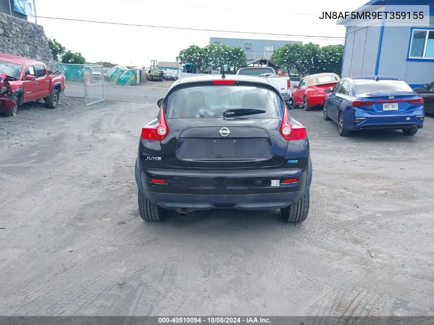 2014 Nissan Juke S VIN: JN8AF5MR9ET359155 Lot: 40510094