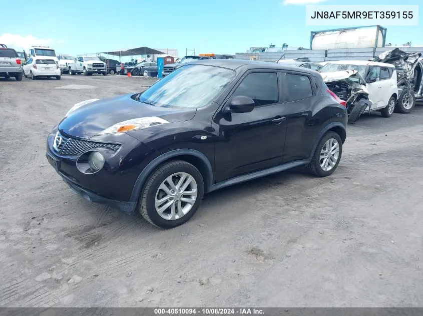 2014 Nissan Juke S VIN: JN8AF5MR9ET359155 Lot: 40510094