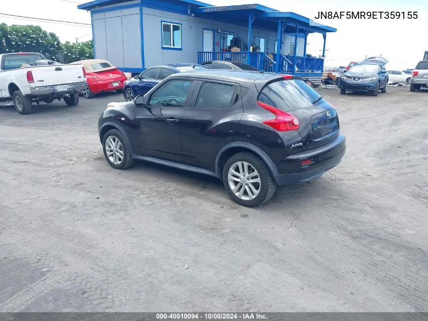 2014 Nissan Juke S VIN: JN8AF5MR9ET359155 Lot: 40510094